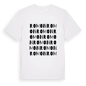 Romon ordlek t-shirt – ekologisk bomull t-shirt från PinShirt