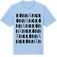 Blue Soul t-shirt med Rönnäng ordlek t-shirt
