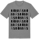 Mid Heather Gray t-shirt med Rönnås ordlek t-shirt