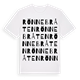 Rönnebråten ordlek t-shirt