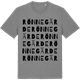 Mid Heather Gray t-shirt med Rönnegärde ordlek t-shirt