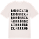 Vintage White t-shirt med Rönnekärr ordlek t-shirt