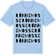 Blue Soul t-shirt med Rönnemosse ordlek t-shirt