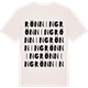 Vintage White t-shirt med Rönning ordlek t-shirt
