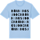Blue Soul t-shirt med Rönningsudden ordlek t-shirt