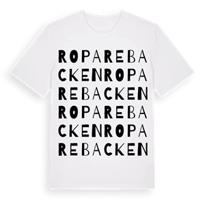 Roparebacken ordlek t-shirt – ekologisk bomull t-shirt från Pinshirt