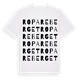 Ropareberget ordlek t-shirt