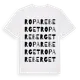 White t-shirt med Ropareberget ordlek t-shirt