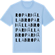 Blue Soul t-shirt med Roparhällan ordlek t-shirt