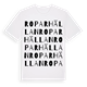 Roparhällan ordlek t-shirt