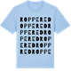 Blue Soul t-shirt med Roppered ordlek t-shirt