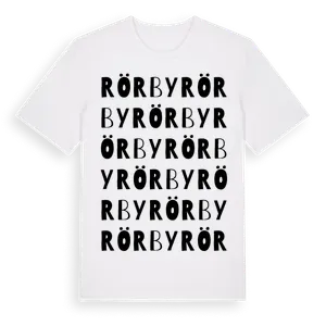 Rörby ordlek t-shirt – ekologisk bomull t-shirt från Pinshirt