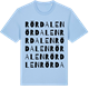 Blue Soul t-shirt med Rördalen ordlek t-shirt