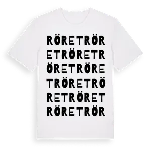 Röret ordlek t-shirt – ekologisk bomull t-shirt från Pinshirt