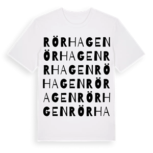 Rörhagen ordlek t-shirt – ekologisk bomull t-shirt från Pinshirt