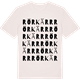 Vintage White t-shirt med Rörkärr ordlek t-shirt