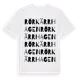 White t-shirt med Rörkärrhagen ordlek t-shirt