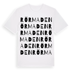 Rörmaden ordlek t-shirt – ekologisk bomull t-shirt från Pinshirt