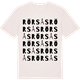 Vintage White t-shirt med Rörsås ordlek t-shirt