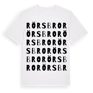 Rörsbro ordlek t-shirt – ekologisk bomull t-shirt från Pinshirt