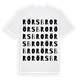 Rörsbro ordlek t-shirt