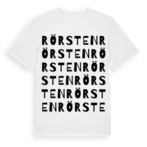Rörsten ordlek t-shirt – ekologisk bomull t-shirt från Pinshirt