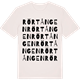Vintage White t-shirt med Rörtången ordlek t-shirt