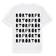 White t-shirt med Rörtorp ordlek t-shirt