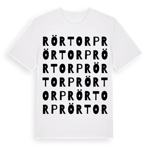 Rörtorp ordlek t-shirt – ekologisk bomull t-shirt från Pinshirt