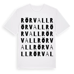 Rörvall ordlek t-shirt – ekologisk bomull t-shirt från Pinshirt