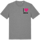 Mid Heather Gray t-shirt med Jag älskar Rörvik t-shirt litet tryck
