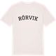 Vintage White t-shirt med Rörvik böjd t-shirt
