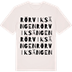 Vintage White t-shirt med Rörviksängen ordlek t-shirt