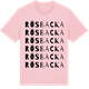 Pink Cotton t-shirt med Rösbacka ordlek t-shirt