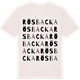 Vintage White t-shirt med Rösbacka ordlek t-shirt