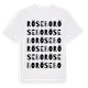 White t-shirt med Rösebo ordlek t-shirt