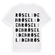 Röseliden ordlek t-shirt