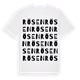 Rösen ordlek t-shirt