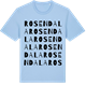 Blue Soul t-shirt med Rosendala ordlek t-shirt