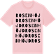 Pink Cotton t-shirt med Rosenhöjd ordlek t-shirt