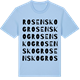 Blue Soul t-shirt med Rosenskog ordlek t-shirt