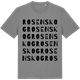 Mid Heather Gray t-shirt med Rosenskog ordlek t-shirt