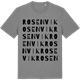 Mid Heather Gray t-shirt med Rosenvik ordlek t-shirt
