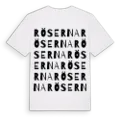 Röserna ordlek t-shirt
