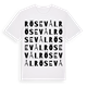 Rösevål ordlek t-shirt