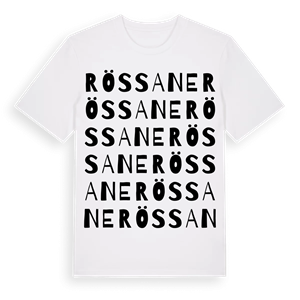 Rössane ordlek t-shirt – ekologisk bomull t-shirt från Pinshirt