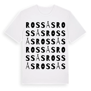 Rossås ordlek t-shirt – ekologisk bomull t-shirt från Pinshirt