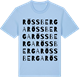 Blue Soul t-shirt med Rössberga ordlek t-shirt