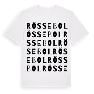 Rössebol ordlek t-shirt – ekologisk bomull t-shirt från Pinshirt