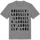 Mid Heather Gray t-shirt med Rösselvik ordlek t-shirt